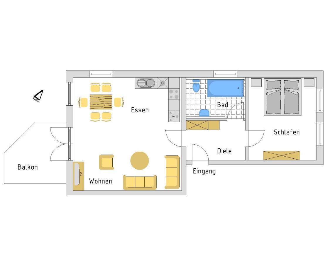 Ferienwohnung Haus Aquamarina - FeWo mit Balkon Ostseebad Heringsdorf Zimmer foto